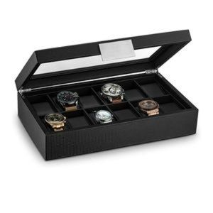 NEW Luxury Leather 12 Slot Watch Box Organizer​